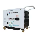 Silent inverter diesel generator